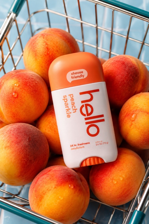 Peach Sparkle — Hello · Deodorant