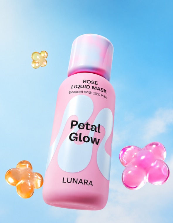 Petal Glow — Lunara · Skincare