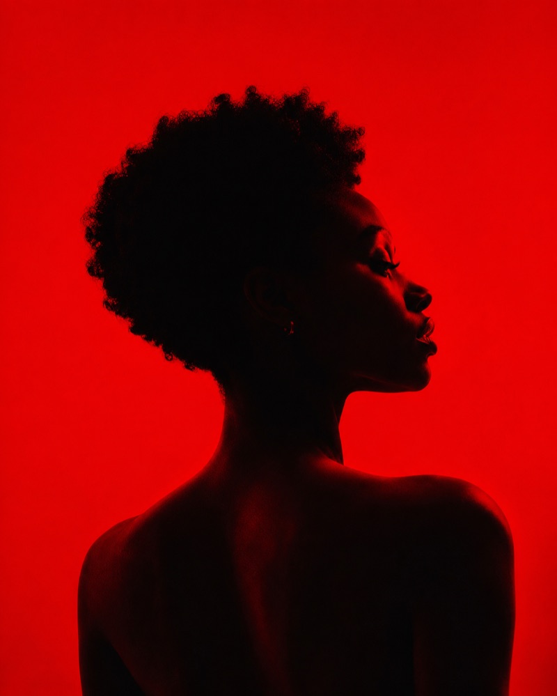 Studio portrait of Osei Mensah