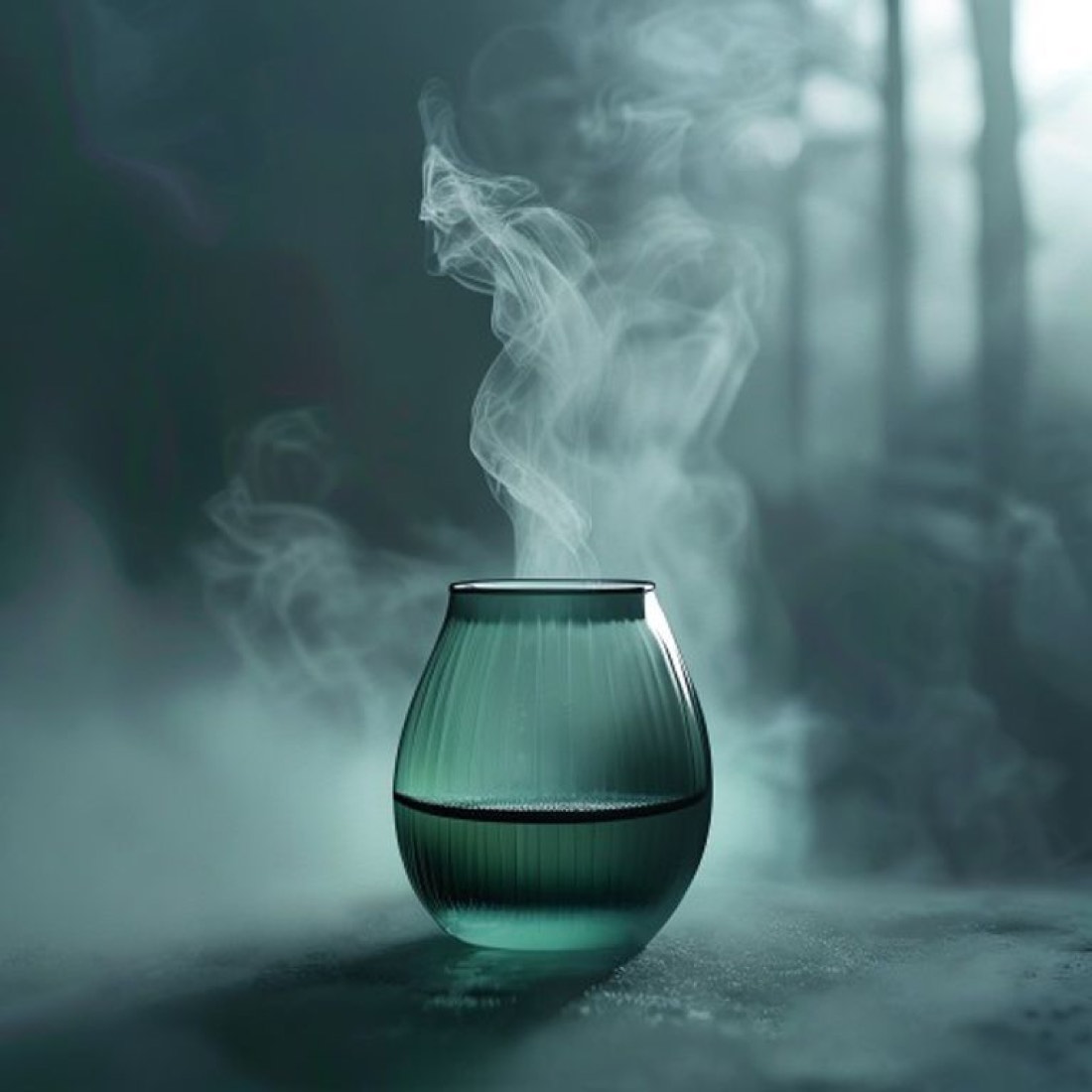 Steam, Green Glass, Studio A, 2024